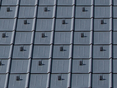 PREFA takplater med snøstoppere i fargen Antrasitt P.10