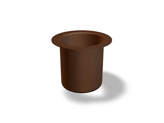 PREFA stuss med limflens, Ø 58 mm, passer til PREFA nedløpsrør Ø 60 mm, ideell for pålitelige rørkoblinger utendørs.
