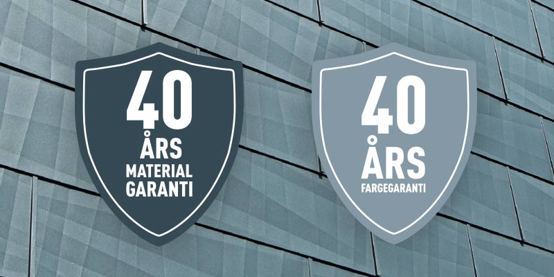 40 ÅRS GARANTI